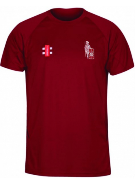 Gray Nicolls Matrix Short Sleeved T-Shirt (Maroon)
